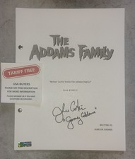 John Astin Hand Signed Autograph The Addams Family Script COA