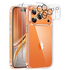 Handyhülle 5 in 1 für iPhone 17 Pro Max transparent Anti-Yellowing