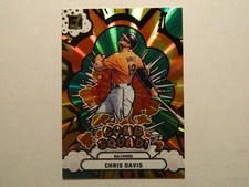 2025 Donruss Milestones Green Laser Parallel Card of Brooks Robinson - Orioles