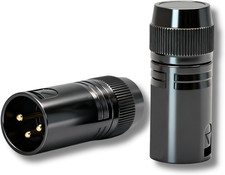 2-Pack 120 Ohm 3-Pin XLR Terminator - DMX512 Signal Protector for Stage Lighting