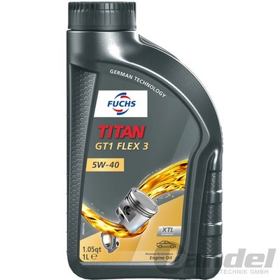 1L FUCHS TITAN GT1 C3 5W40 passend für 5W40 MB 229.52 LL04 RN 0700/0710 ACEA C3