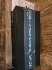 Wzrelb 5000W 10000w Surge 24V Input 120V Output Pure Sine Wave Inverter