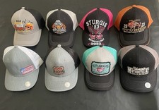 LOT OF 56 HARLEY DAVIDSON Hats,Doo Rags,Flags BIKER STURGIS New