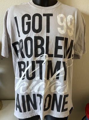 VTG.I GOT 99 Problem's But My B-Ain t One Jay Z Hip Hop Skate Racing T-shirt XL