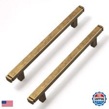 Goo-Ki Vintage Metal Drawer Handles 5 In 128Mm Hole Centers Straight Bar