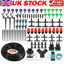 30m Automatic Drip Irrigation System Garden Self Watering Plant Hose Kits 153X