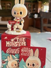 POPMART the Monsters Labubu Coca-Cola Little Snowman Vinyl Figure