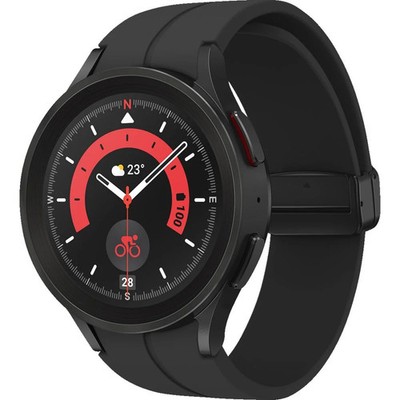 Samsung Galaxy Watch5 Pro BT 45 mm Smartwatch Black Titanium (M/L)