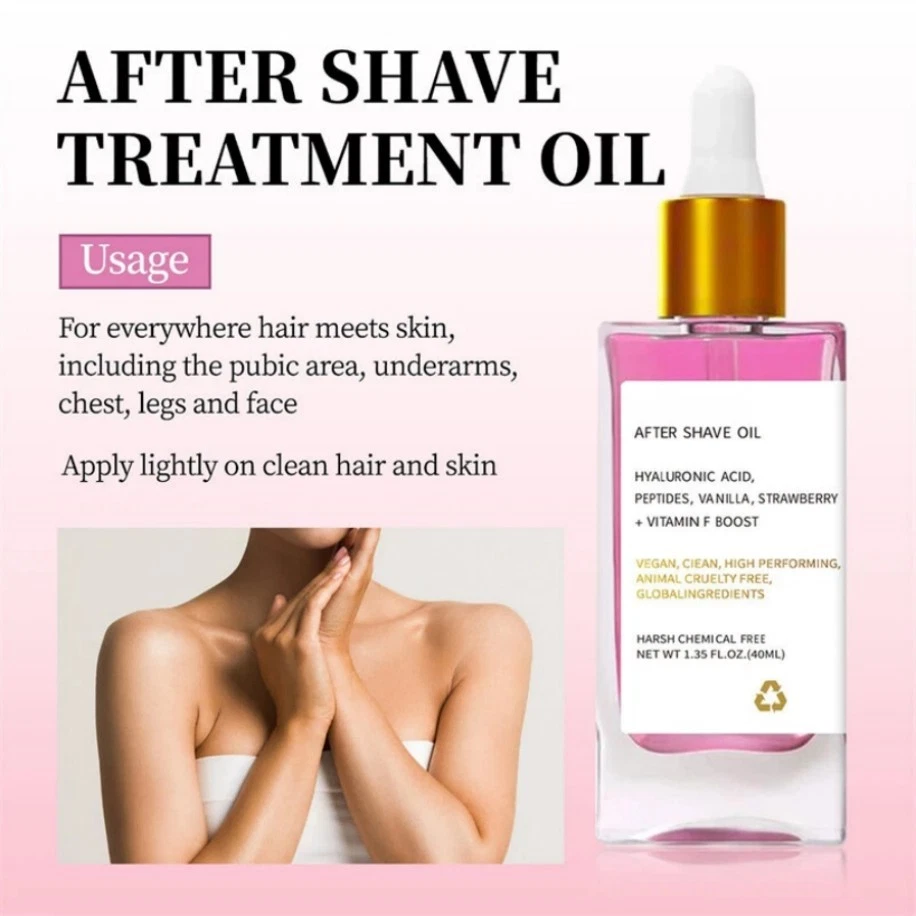 Aceite para después del afeitado Truly Beauty fresa vainilla para una piel suave después del afeitado/*#-& Foto 2 de 4