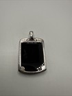 VTG CHINA 925 STERLING SILVER AGATE & CZ PENDANT. 13.6 GRAMS. HALLMARK — photo 7
