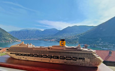 COSTA SERENA Cruise Ship Scale Model Nave da Crociera Modellino 1/1250