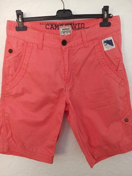 Men Camp David Shorts Peach Cotton M
