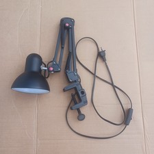 Metal Adjustable Swing Arm Desk Lamp Black Mounting Clamp Tested