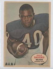 1968 Topps Poster Inserts Gale Sayers #8 HOF 2a9