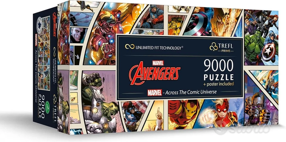 Trefl Marvel - Across The Comic Universe puzzle 9000 pezzi - Immagine 2 di 4
