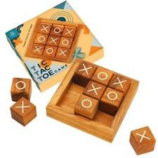 Tic Tac Toe for Kids and Adults Coffee Table Living Room Decor and Desk Decor...