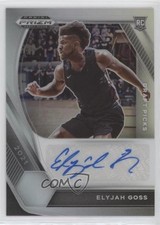 2021-22 Panini Prizm Draft Picks Silver Elyjah Goss #DP-EGO Auto w5c