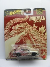 Hot Wheels  Pop Culture:    Godzilla Nissan Skyline GT-R (BNR34)  Mint Condition