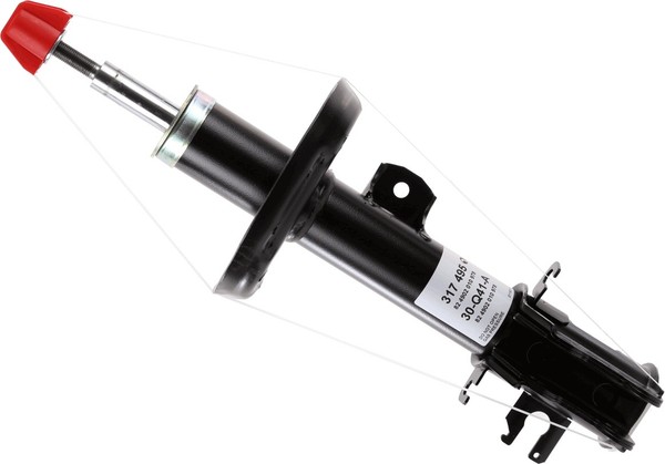 Sachs 317 495 StoßDäMpfer For Opel Vauxhall-image