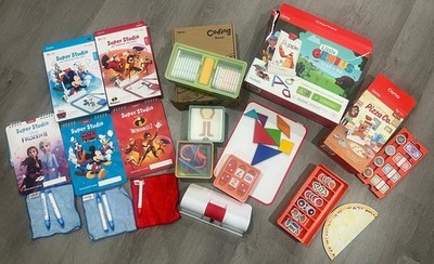 Huge Lot Osmo Learning Pizza Coding Tangram Elsa Princess Mickey Super Studio