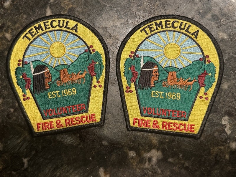 Temecula Volunteer Fire & Rescue Patch Set