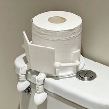 Novelty Toilet Paper Holder Unique Tissue Container  Powder Room
