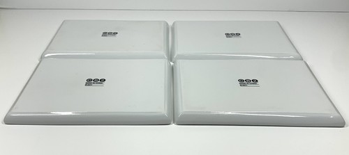 CB2 Crate and Barrel Swiss Cheese Oliver 2011 Appetizer Plates SET of 4 - Picture 6 of 7