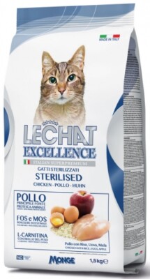 MONGE LECHAT EXC KG1,5 STERILISIERT HÜHNCHEN