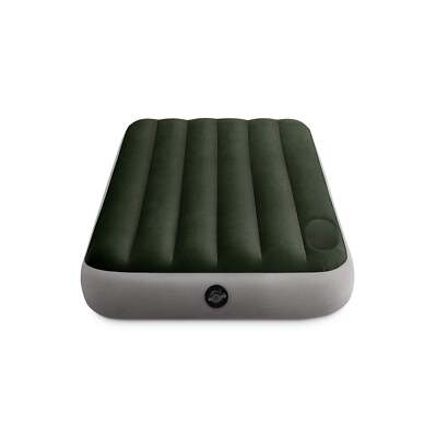 Intex 64761E Dura-Beam Standard Downy Air Mattress: Fiber-Tech   Twin Size   Bui