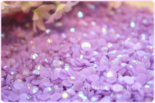 JELLY AB COLOURS RESIN FLAT BACK RHINESTONES DIAMANTE NAIL ART GEMS 5000 / 10000 - Picture 14 of 17
