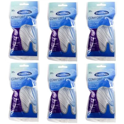 Zahnseide-Sticks 30er DenTek Comfort Clean 6er-Set Zahnseide Zahnstocher