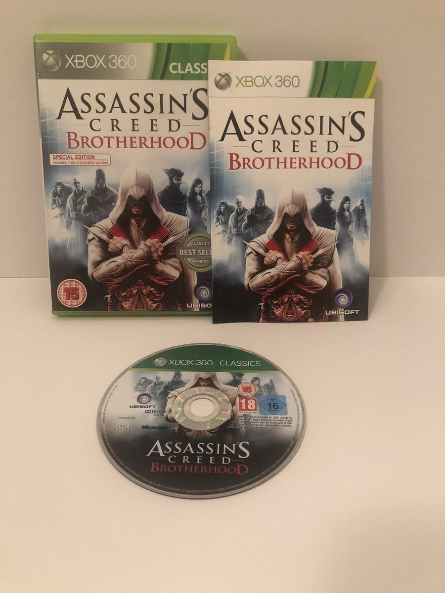 Assassin’s Creed Brotherhood – Xbox 360 – Classics – PAL Anglais – Bon état