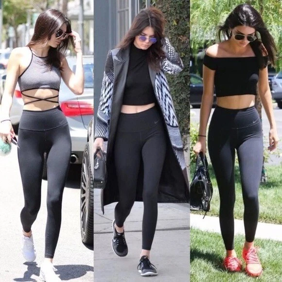 Nike Sculpt High Rise Training Leggings kardashian blogger favorite S