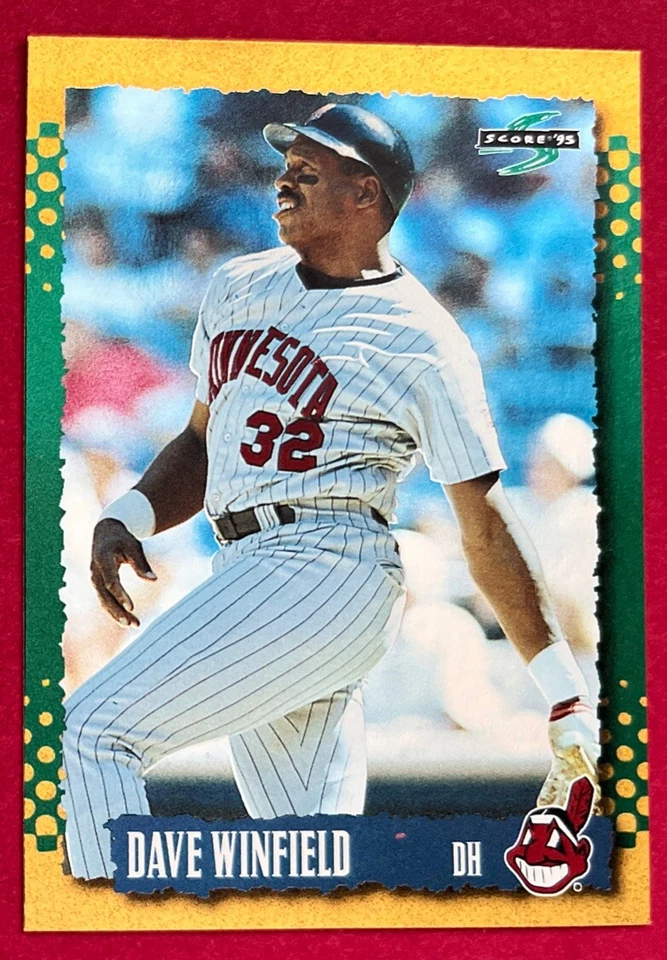 1995 Score Dave Winfield #80 Gold Rush Parallel Card Baseball Hall of Fame - Image 2 of 4