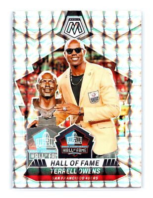 2024 Panini Mosaic Football #295 Terrell Owens Hall Of Fame Mosaic