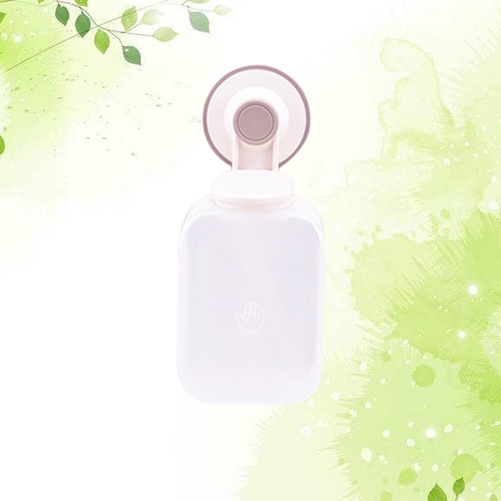 Vacuum Suction Cup Hand Foaming Soap Dispenser Plastic Wall Mounted Liquid Soap