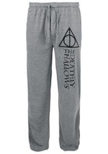 Mens Womens NEW Harry Potter The Deathly Hallows Pajama Lounge Pants Size S
