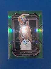 2023 Panini Prizm WNBA Green Refractor #58 Cayla George Las Vagas Aces