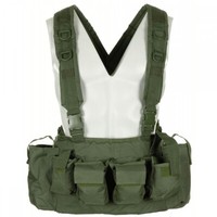 Chest Rig 9 Taschen Oliv Einsatzweste Bw Army Tactical Weste Kampfweste Outdoor