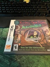 Mystery Case Files: MillionHeir (Nintendo DS, 2008) Complete With Manual