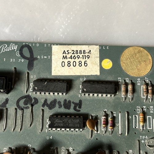 Untested, Unknown, Bally, Stern Pinball Sound arcade game board PCB Fm26-1 - Picture 2 of 4