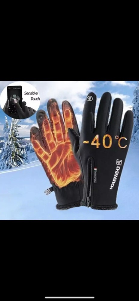 Waterproof Touchscreen Winter Gloves Thermal Insulated Windproof Cold Weather