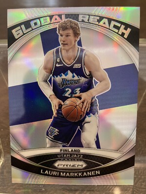 NBA  カードPrizm Lauri Markkanen RC Silver 2023-24 Panini Prizm Lauri Markkanen Silver Prizm Global
