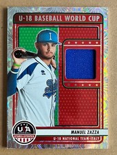 Manuel Zazza 2023 Panini USA Stars & Stripes WORLD CUP RELIC FIREWORKS PARALLEL