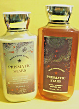 Bath  Body Works "PRISMATIC STARS" 8 oz lotion  10 oz shower gel