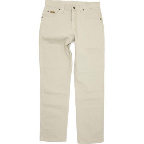 Jeans Wrangler Texas Elásticos Para Hombre - Color Vintage Tint, Tallas Variadas, Corte Recto Clásico