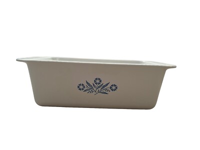 Corning Ware Blue Cornflower Bread Loaf Pan P-315-B 9