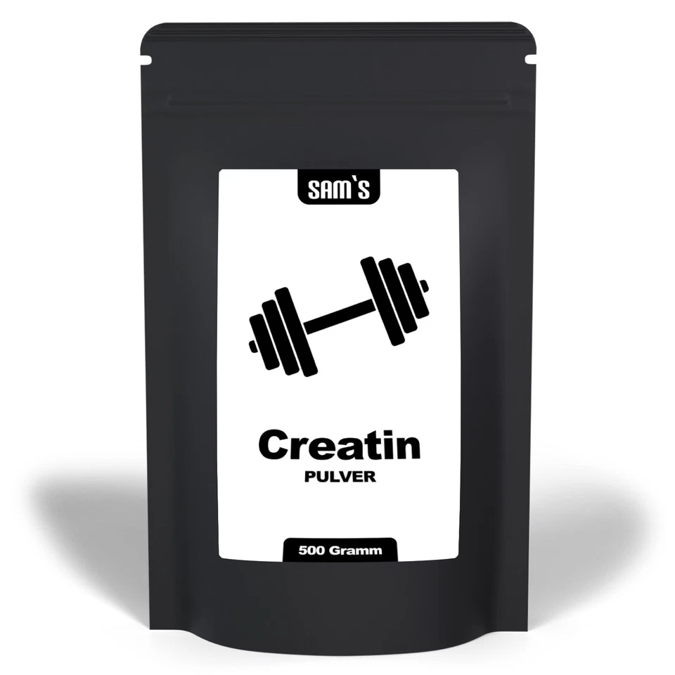 500 g — Creatin Monohydrat Pulver — 200 Mesh Kreatin — 100 % rein, ohne Zusätze