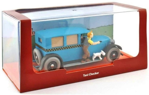 Car Vehicle HERGE TINTIN IN AMERICA Taxi Checker BOX Diecast NEW in BOX