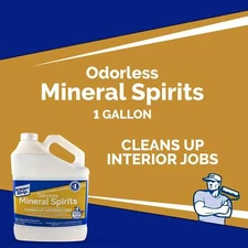 Klean Strip Odorless Mineral Spirits 128 Fl Oz Oil Based Paint Cleaner